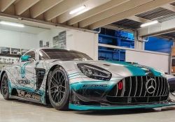 Stefano Valli nel National Challenge GT 2023 con la Mercedes AMG GT3 di Zerocinque Motorsport 